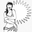 Vintage summer girl