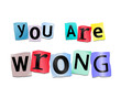 You are wrong.