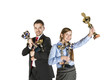 Successful business colleagues