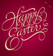 HAPPY EASTER hand lettering (vector)