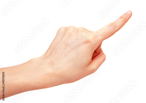 Photo: Pointing finger (showing) Pointing finger (showing)