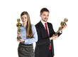 Successful business colleagues