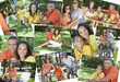 African American Active Family Parents & Boy Child Montage