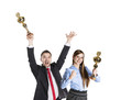 Successful business colleagues