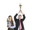 Successful business colleagues