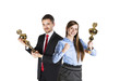 Successful business colleagues