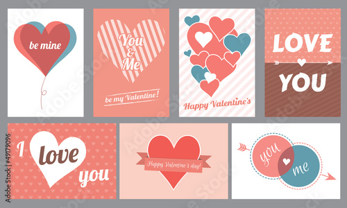 Vector: Valentine's Day Cards Valentine's Day Cards