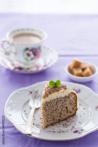 Photo: Piece of nut cake Piece of nut cake