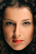 portrait of brunette