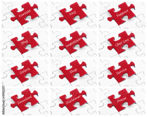 Photo: Jig Saw Puzzle - Webdesign Set Jig Saw Puzzle - Webdesign Set
