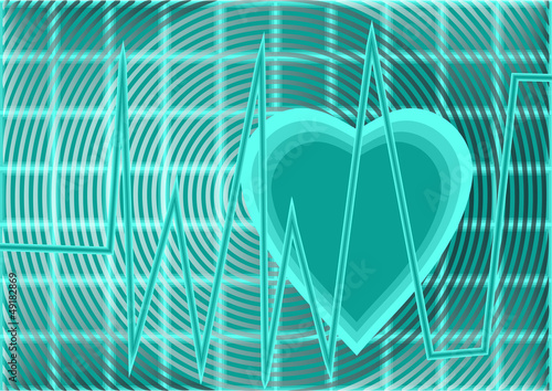 Vector: Heartbeat pulse Heartbeat pulse
