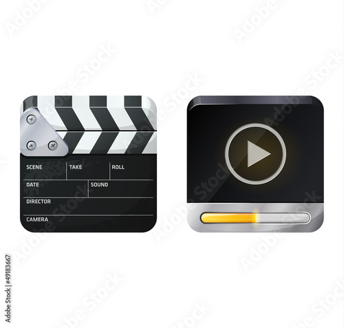 Vector: Movie icon Movie icon