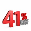 41 Percent off 