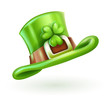 Vector: green cap of Saint Patrick's vector illustration isolated green cap of Saint Patrick's vector illustration isolated