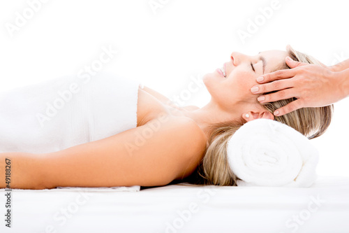 Photo: Woman in a spa Woman in a spa