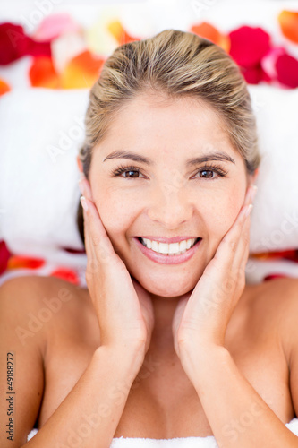 Photo: Beautiful woman at the spa Beautiful woman at the spa