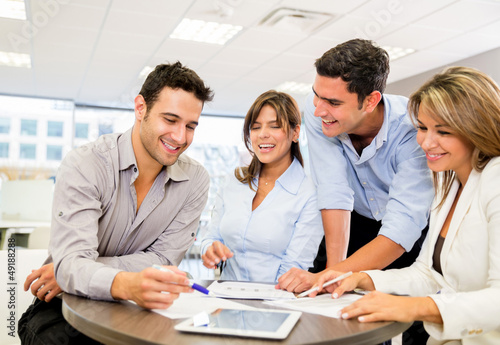 Photo: People working as a team People working as a team