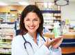 Pharmacist woman.