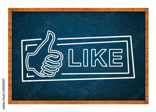 Photo: Like button Like button