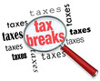 How to Find Tax Breaks - Magnifying Glass