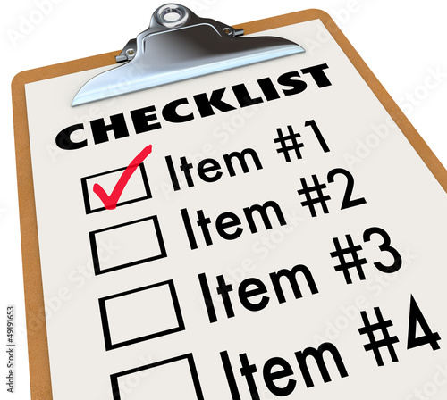 Illustration: Checklist on Clipboard To-Do Item List Checklist on Clipboard To-Do Item List