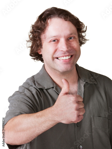 Photo: Man Giving Thumbs Up Man Giving Thumbs Up