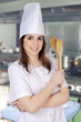 Photo: Chef in the restaurant´s kitchen Chef in the restaurant´s kitchen