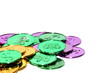 canvas print picture - Mardi Gras Coins
