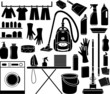 Set of icon cleaning