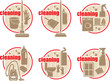 Set of icon cleaning