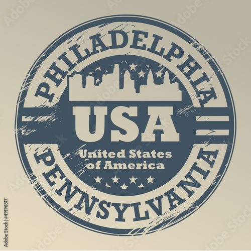 Vector: Stamp with name of Pennsylvania, Philadelphia, vector Stamp with name of Pennsylvania, Philadelphia, vector