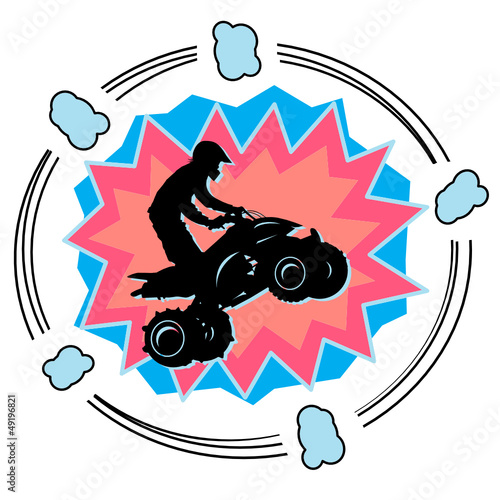 Vector: Off-road abstract background, vector illustration Off-road abstract background, vector illustration