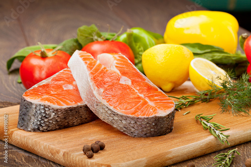 Photo: Salmon fillet Salmon fillet