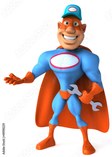 Illustration: Super mechanic Super mechanic
