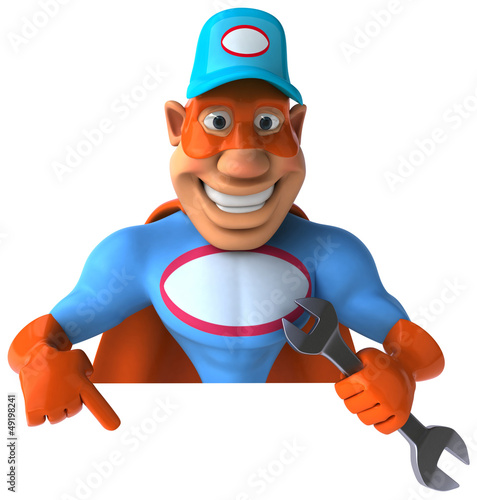 Illustration: Super mechanic Super mechanic