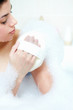 Washing in bath