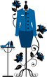 Mannequin for tailors with business dress