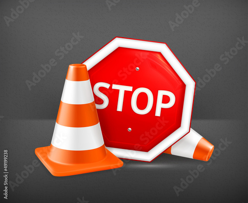 Vector: Road repair Road repair