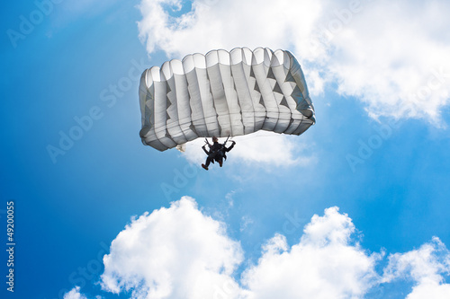 Photo: parachutist parachutist