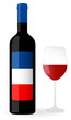 Vektor: Französischer Wein Französischer Wein