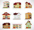 Collection of urban houses
