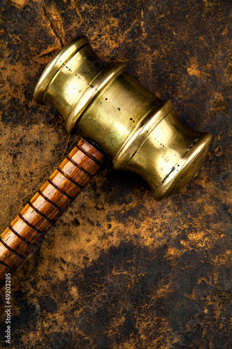 Photo: close up gavel close up gavel