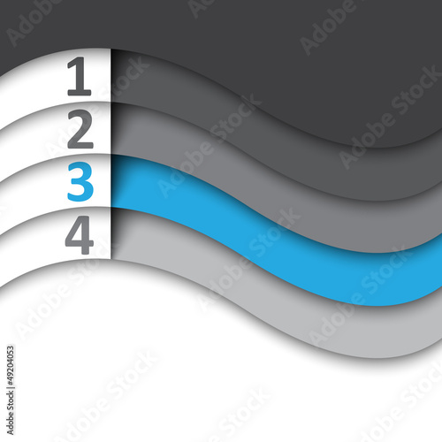 Vector: 3d design with color banners / website template 3d design with color banners / website template