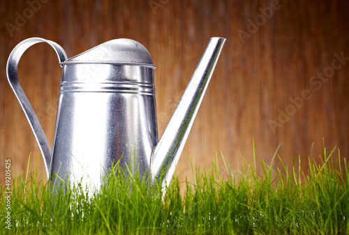 Photo: garden tools background garden tools background