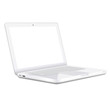 Modern white Laptop
