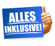 Alles inklusive! Button, Icon