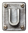 Metal letter