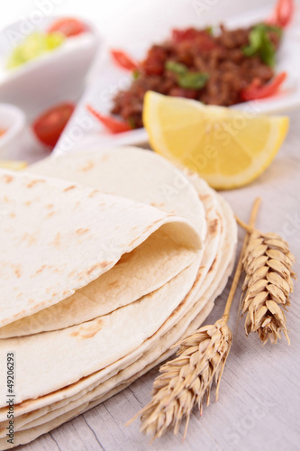 Photo: bread taco bread taco