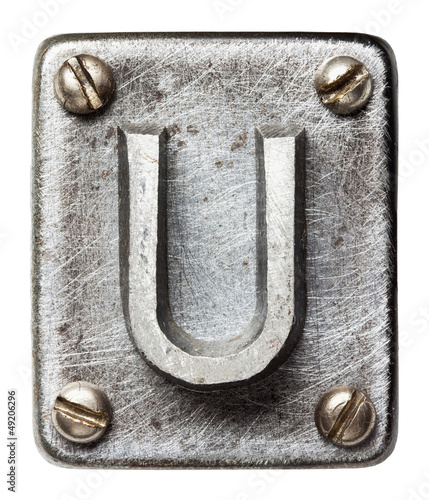Photo: Metal letter Metal letter