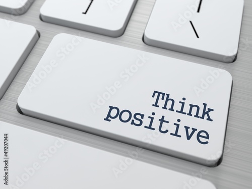 Illustration: Positive Thinking Concept. Positive Thinking Concept.